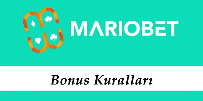 Mariobet Bonus Kuralları